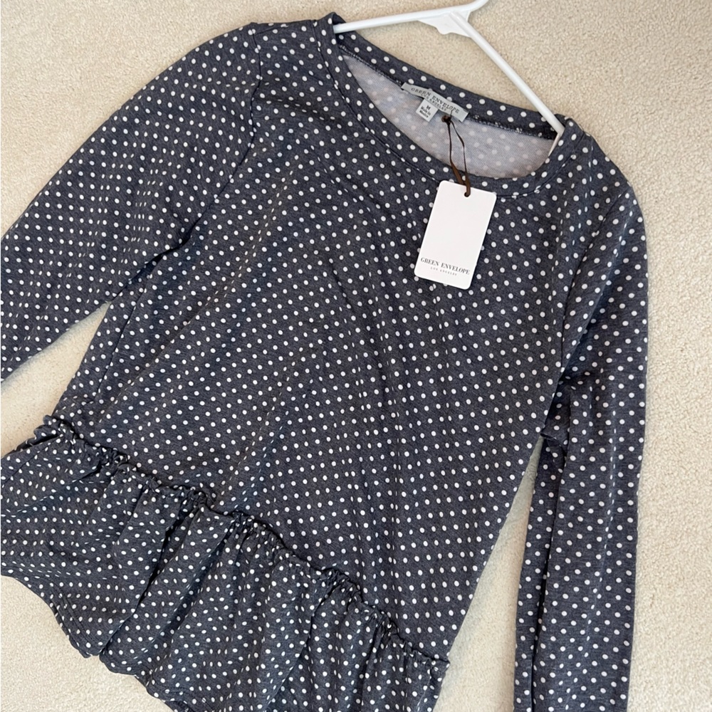 Green Envelope Women’s Shirt, Size M